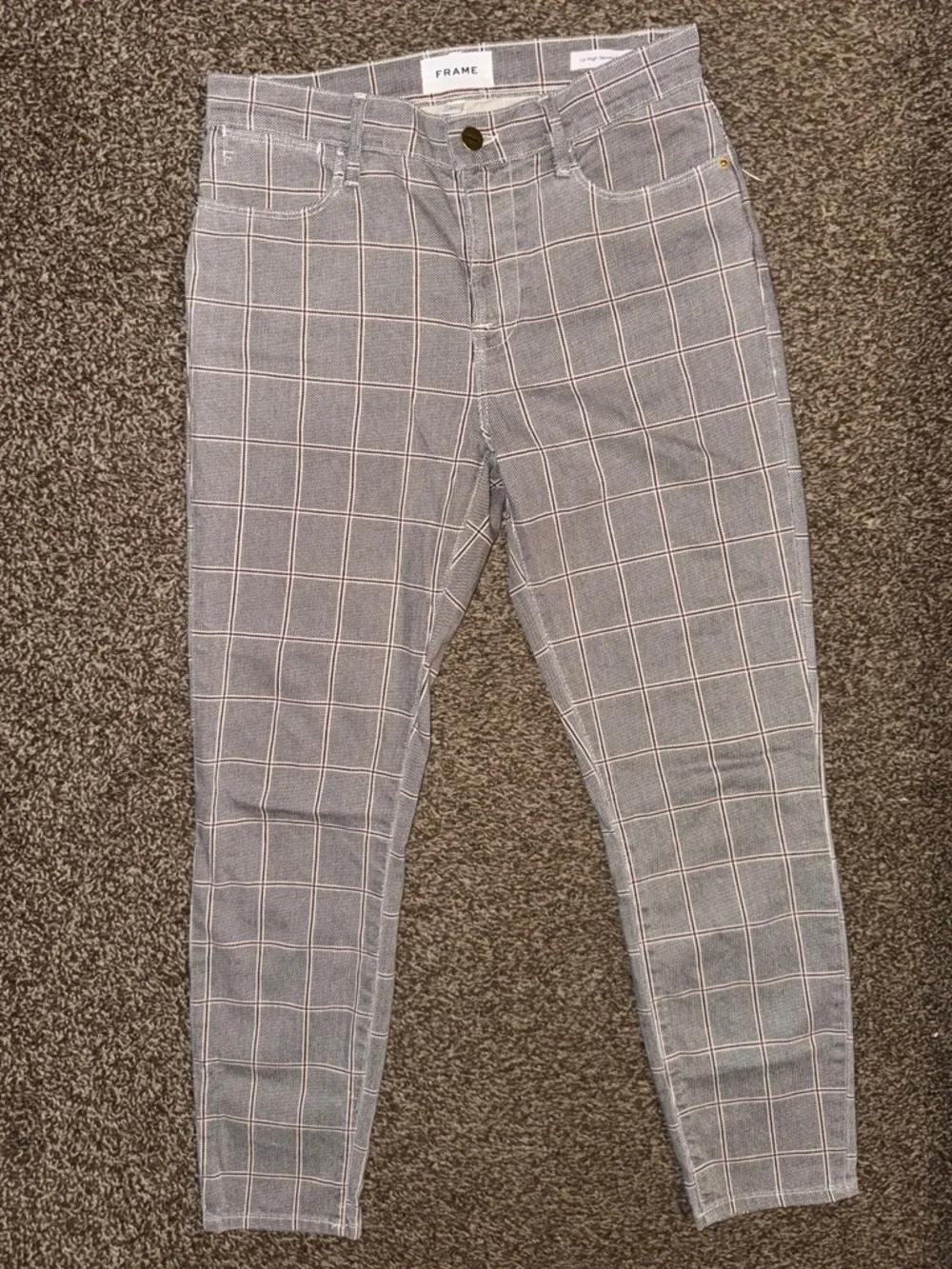 FRAME Le High Skinny Crop Jeans - Picture 3 of 12